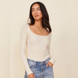 Monrow 90'S Rib Long Sleeve